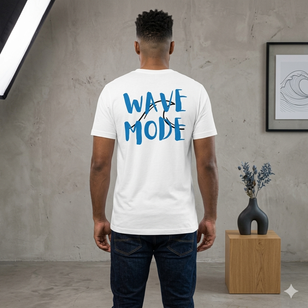 Unisex 'Wave Mode' Marškinėliai
